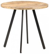 nyers mangófa étkezőasztal 80 cm