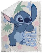 Disney Lilo és Stitch, A csillagkutya Just Chill sherpa takaró 130x170cm