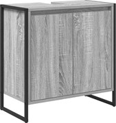 vidaXL Fürdőszoba Székény Szürke Sonoma 60 x 30 x 60 cm Faanyag