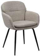 MAZZONI EXPORT GEORGIA Beige Latte (Monza 60 szövet) - MODERN KÁRPITOZOTT BOUCLÉ SZÉK NAPPALIBA/ÉTKEZŐBE/LOFT IRODÁBA