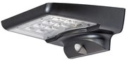 Rábalux Moselle 77014 napelemes, mozgásérzékelős kültéri falilámpa, 4W LED, 4000K, 300 lm, IP44