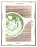 Aranyszínű fém álló-fali képkeret 18x23 cm Prisma – Umbra