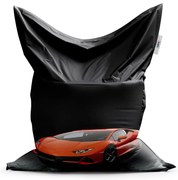 Classic babzsák sportautó 1, fekete