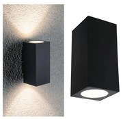 Paulmann 94328 - 2xLED/2,8W IP44 Kültéri fali lámpa FLAME 230V antracit