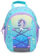 Hátizsák, cipzáras, BELMIL Mini Kiddy Cute Unicorn, unikornis (BL305934)