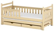 Gyerekágy 90 x 190 cm DORIA (ágyráccsal és tárolóhellyel) (borovi fenyő). Akció -10%. 1013072