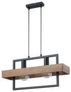 Csillár zsinóron ROBIN 2xE27/60W/230V fa