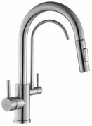 Rea, Konyhai csaptelep Rea Eco Fresh BRUSH NICKEL, REA-B7563