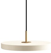 Krémszínű LED dimmelhető függőlámpa fém búrával ø 31 cm Asteria Plus Mini – UMAGE