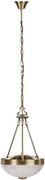 Rabalux csillár e27 2x60w fehér/bronz annabella