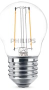 Philips P45 E27 LED kisgömb fényforrás, 2W=25W, 2700K, 250 lm, 220-240V
