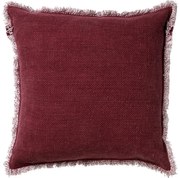 Dekoratív párnahuzat BURTO MERLOT 45x45 cm, bordó