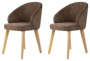 Bentley Brown és Light Oak étkezőszék szett, 2 db