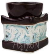 Aromalámpa - elefánt- sötétbarna