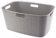 Curver Tisztító kosár LAUNDRY HAMPER 45L, világosszürke