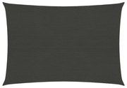 antracitszürke HDPE napvitorla 160 g/m² 2,5 x 3,5 m