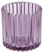 Altom Tealight üveg gyertyatartó teamécseshez, átmérő 7,5 cm, lila, 7,5 cm
