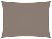 tópszínű téglalap alakú oxford-szövet napvitorla 2,5 x 3,5 m