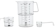 Mérőpohár készlet 3 db-os Mensura – Rosti