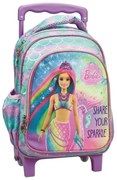 Barbie Sparkle gurulós ovis hátizsák, táska 30 cm