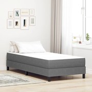 Zsebtavas matrac Világosszürke Közepes 80x200x20 cm Szövet