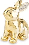 Húsvéti figura arany kerámia nyuszi 9x8,5x5cm Art-Pol 152738