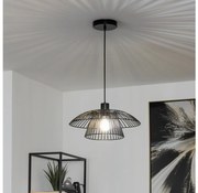 Brilagi - LED függőlámpa kábellel CERIA WIRE 1xE27/40W/230V Ø 38 cm fekete