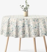 Goldea kör alakú dekoratív terítő valencia - növénylenyomatok Ø 100 cm