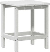 vidaXL Oldal asztal Fehér 38 x 38 x 46 cm Polietilén