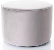 Doti A bársony puff szürke