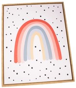 Rainbow keretezett vászonkép, 40 x 50 cm