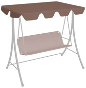 barna csere ponyva kerti hintaágyhoz 188/168 x 145/110 cm