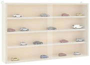 fa gyűjtői vitrin ajtókkal 60x8,5x37 cm