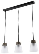 Jupiter 1683 - Csillár zsinóron DOMINO 3xE27/60W/230V fehér