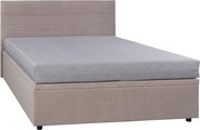 Ágy tárhellyel, 160x200, bézs, RUNOL