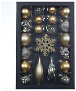 Retlux - Karácsonyi díszkészlet 25 db arany/ezüst