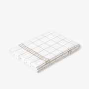 Goldea pamut konyharuha - barna csíkok 45 x 70 cm