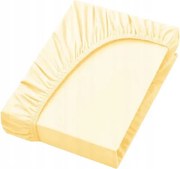 Gumis Lepedő 200x220 cm Pamut Szatén 100% Vanília Kényelmes