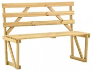 impregnált fenyőfa kerti pad 120 cm