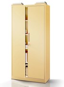 Zárható irodai szekrény JAN, 900 x 1850 x 400 mm, Fresh Style: bézs