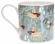 Winter Forest karácsonyi porcelán bögre, 400 ml