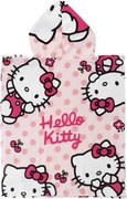 Hello Kitty Cherry strand törölköző poncsó 50x115 cm (Fast Dry)