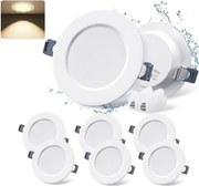 Led süllyesztett spotlámpa 5W IP20 78-82mm meleg fehér 3000K 6db-os szett