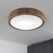Brilagi-LED RGBW Dimmelhető mennyezeti lámpa CARVALHO SLIM 1xE27/15W/230V Wi-Fi tölgy átmérő 27 cm