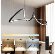 Brilagi-LED Dimmelhető TWISTER kábeles LED/60W/230V 3000-6000K fekete + távirányító