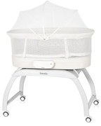 Lionelo - CORAL White kiságy mérleggel