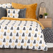 4Home Nordic winter karácsonyi mikroflanel ágyneműhuzat, 140 x 220 cm, 70 x 90 cm