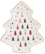 Altom Modern Tree porcelán tányér, 25 x 21 cm