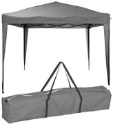 ProGarden Easy-Up 3 x 3 m-es stabil acélvázas pavilon, hordtáskával, UPF30+, szürke