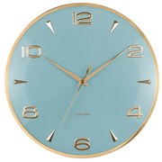 Karlsson 6017BL design falióra világoskék, átmérő:40 cm